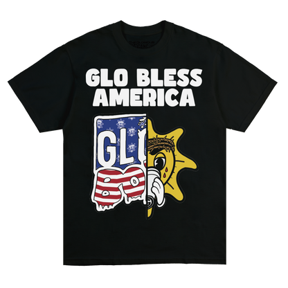 Glo Bless America Tee (Black)