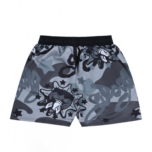 Glo Camo Shorts (Grey)