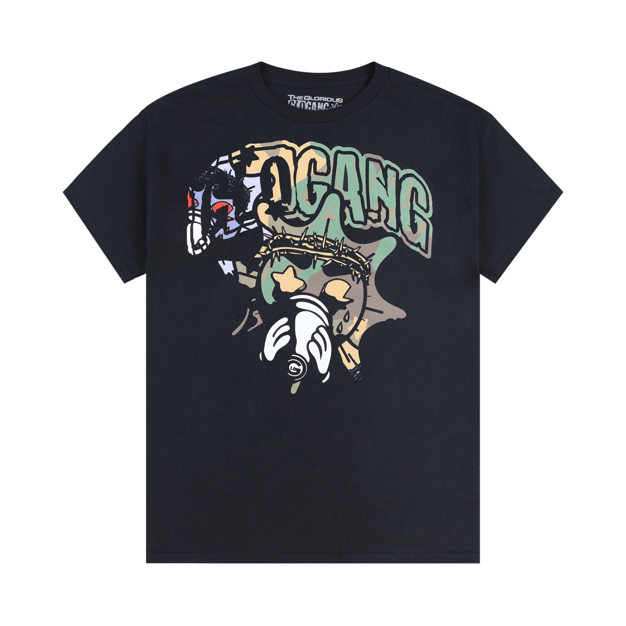 Camo Glo Logo Tee (Black)