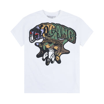 Camo Glo Logo Tee (White)