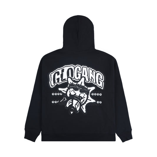 Glo Christmas Hoodie (Black)