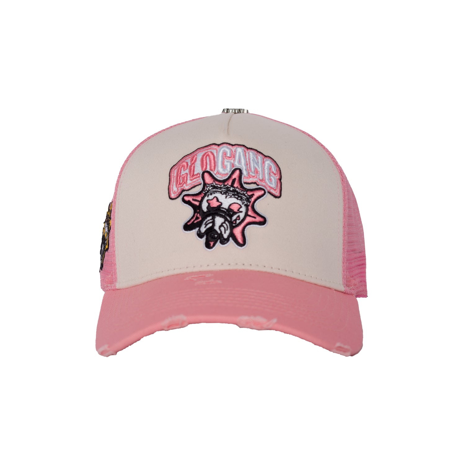 GLO GANG Classic Logo Trucker Hat (BLACK)