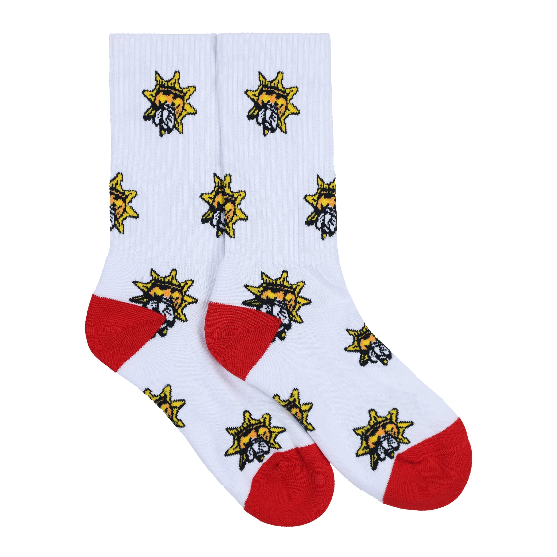 Glo Gang Sun Socks (White)