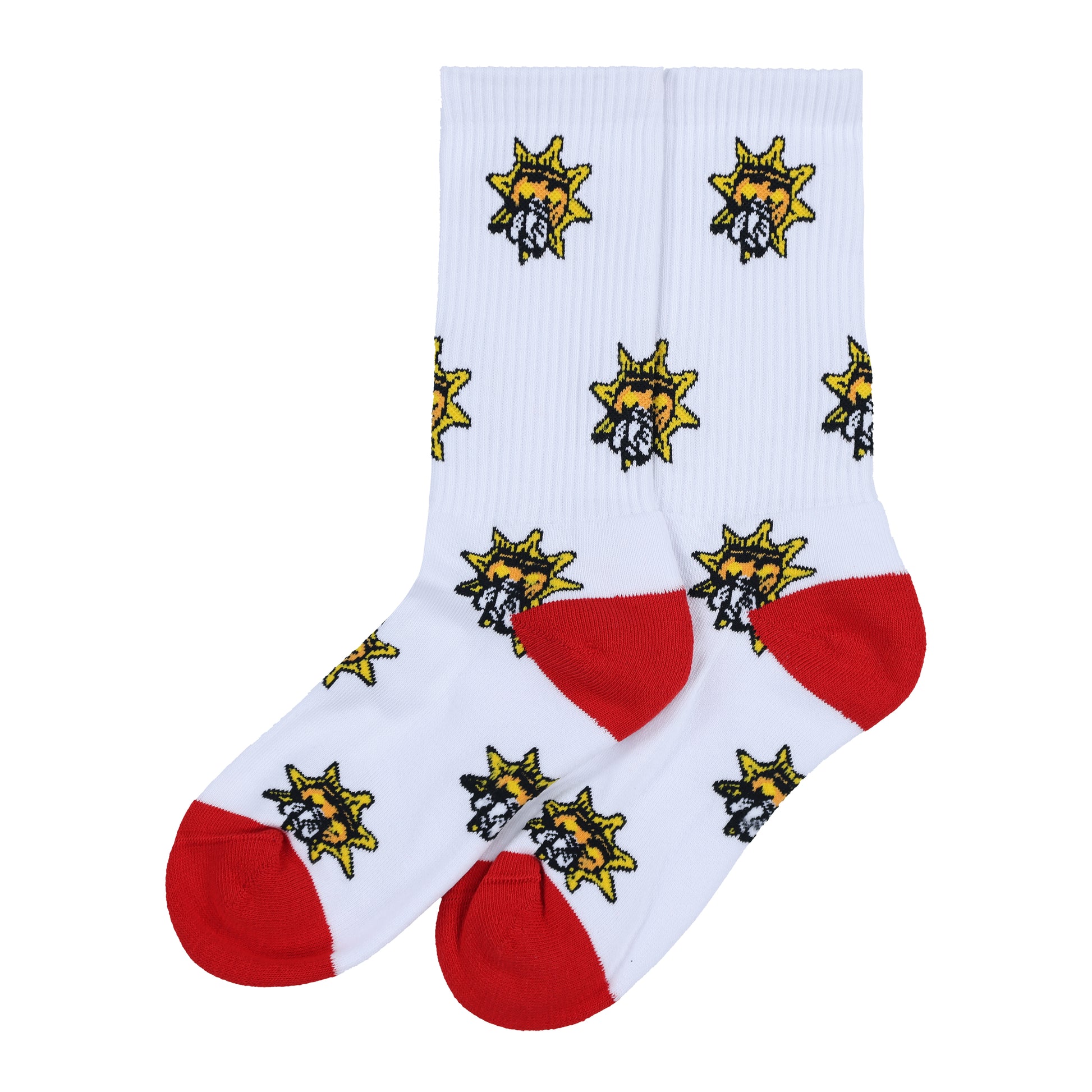 Glo Gang Sun Socks (White)