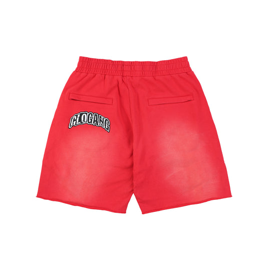 Glo Logo Sweat Shorts (Red)