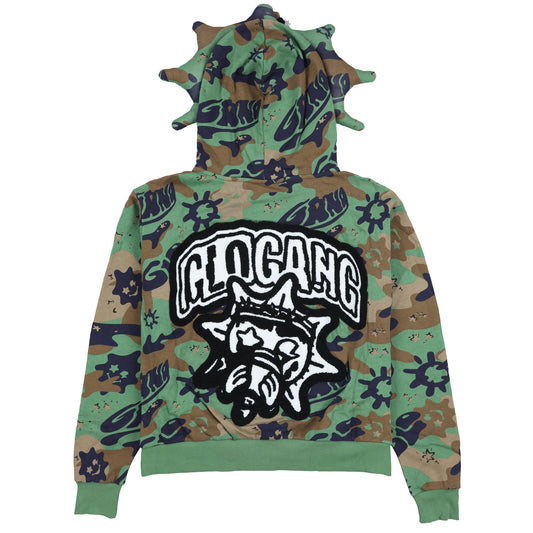 Glo Man Full Zip Hoodie (Camo)