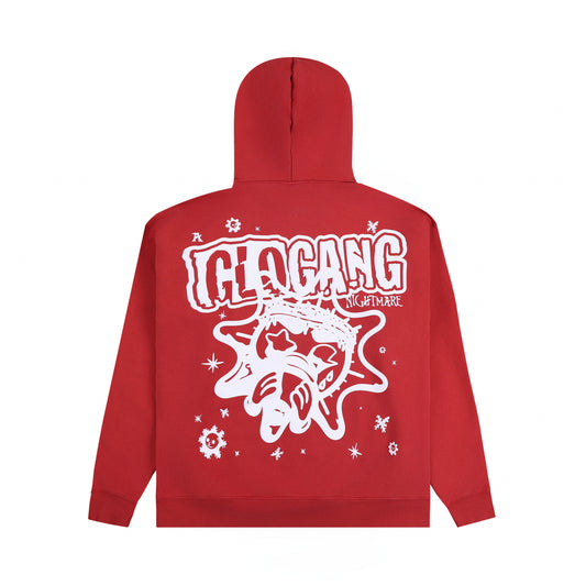 Glo Nightmare Before Christmas Hoodie (Red)