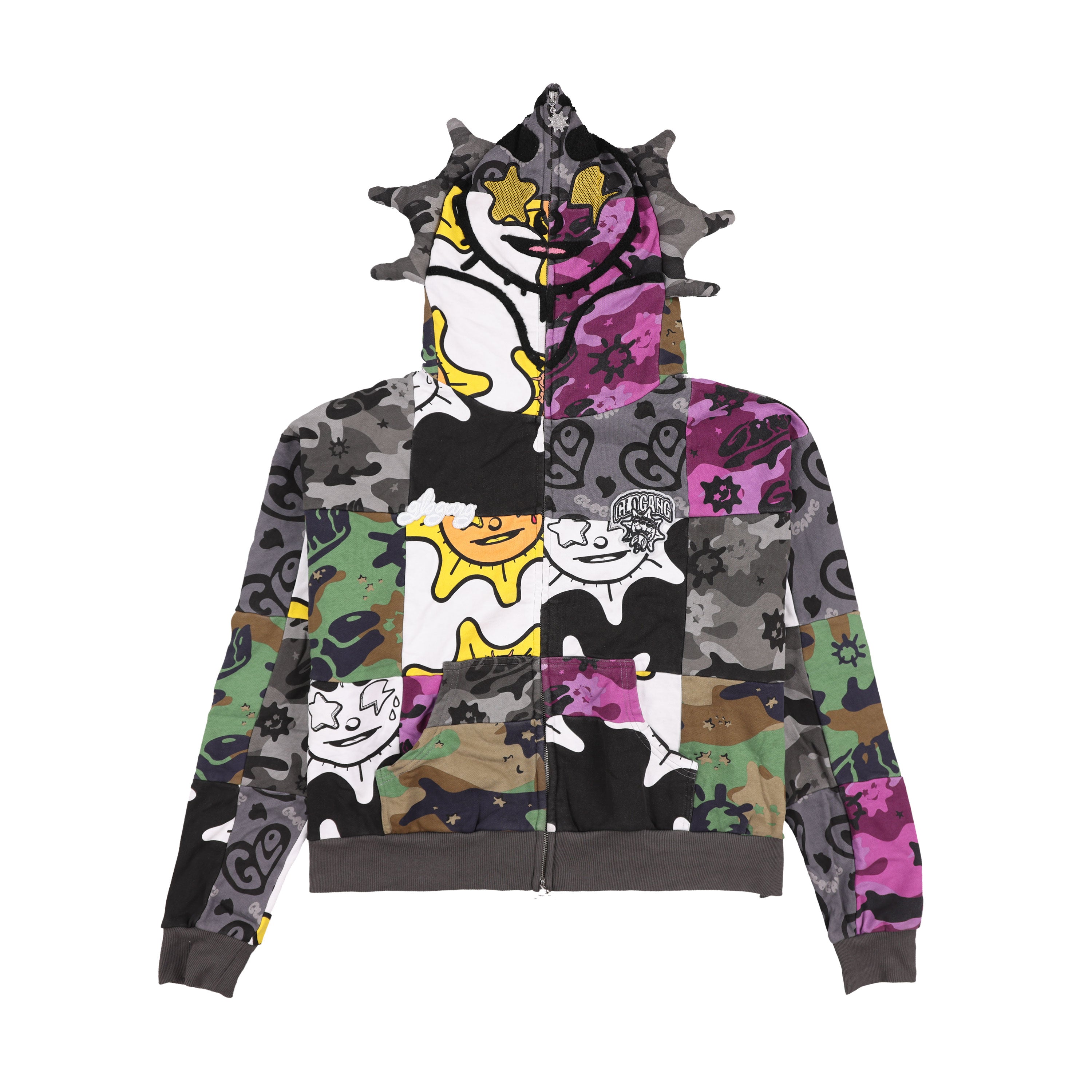 Glo Patchwork Hoodie (Multi) Glo Patchwork Hoodie (Multi)