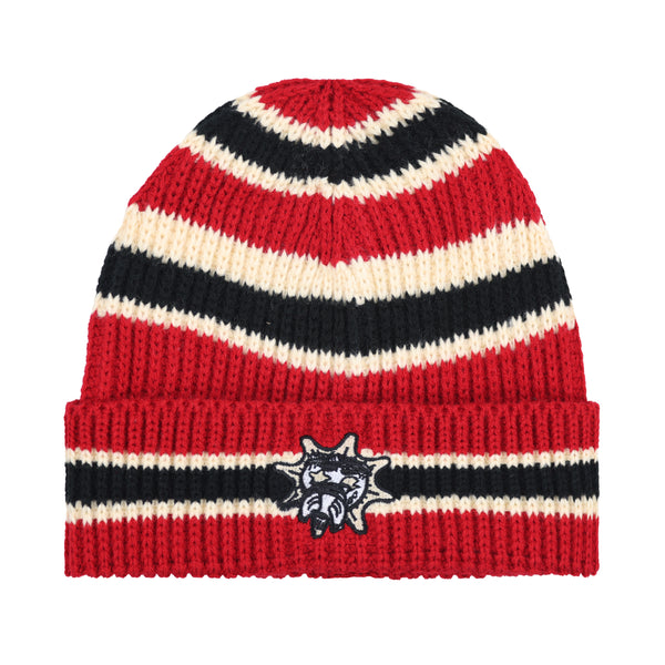 帽子 Glo Gang Almightly beanie Red Glo-Stripe-Beanie-Black-Red-