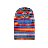 Glo Stripe Ski Mask (Blue/Red)