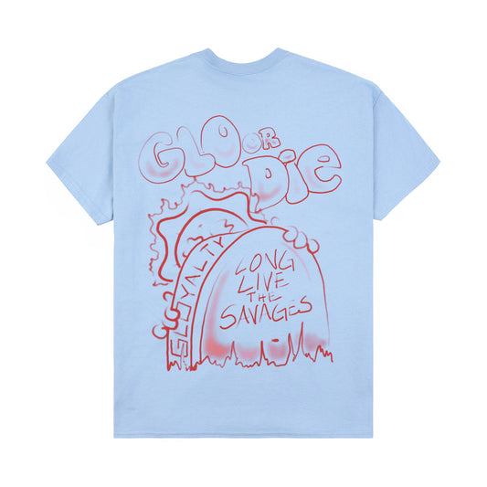 Glo or Die Veteran Tee (Blue)