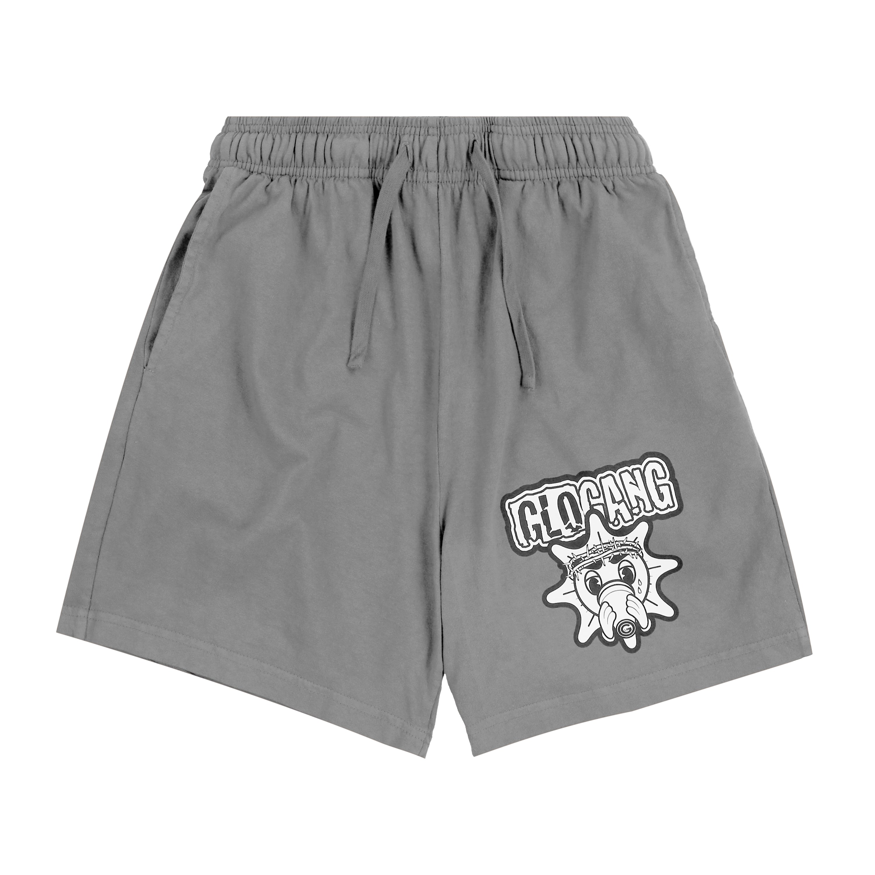 Glo Sun Font Shorts (Grey)