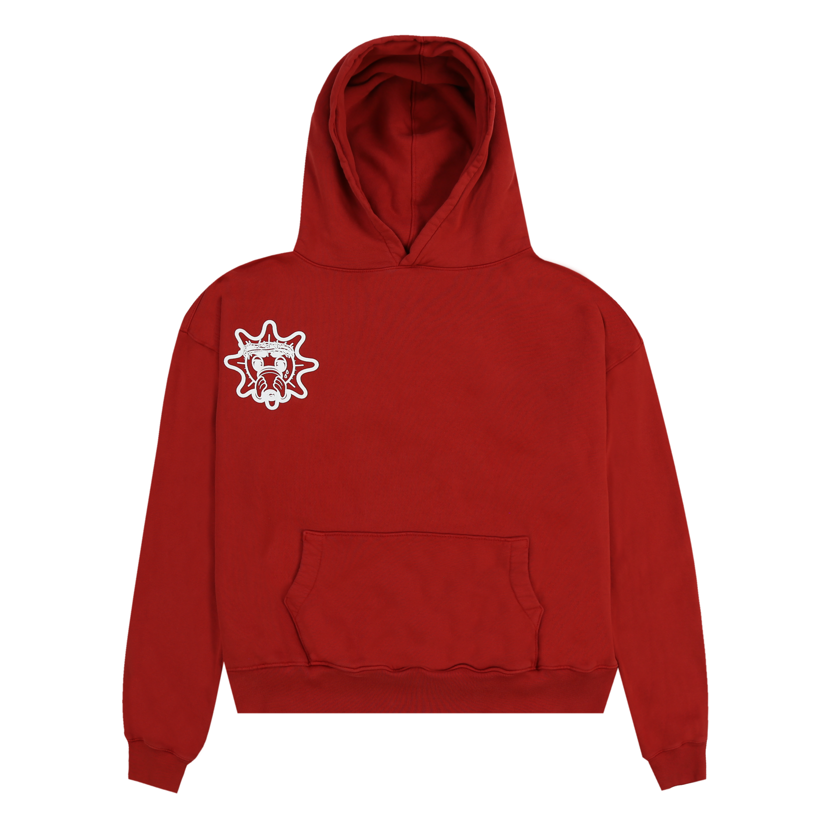 Glo Sun Font Hoodie (Red)