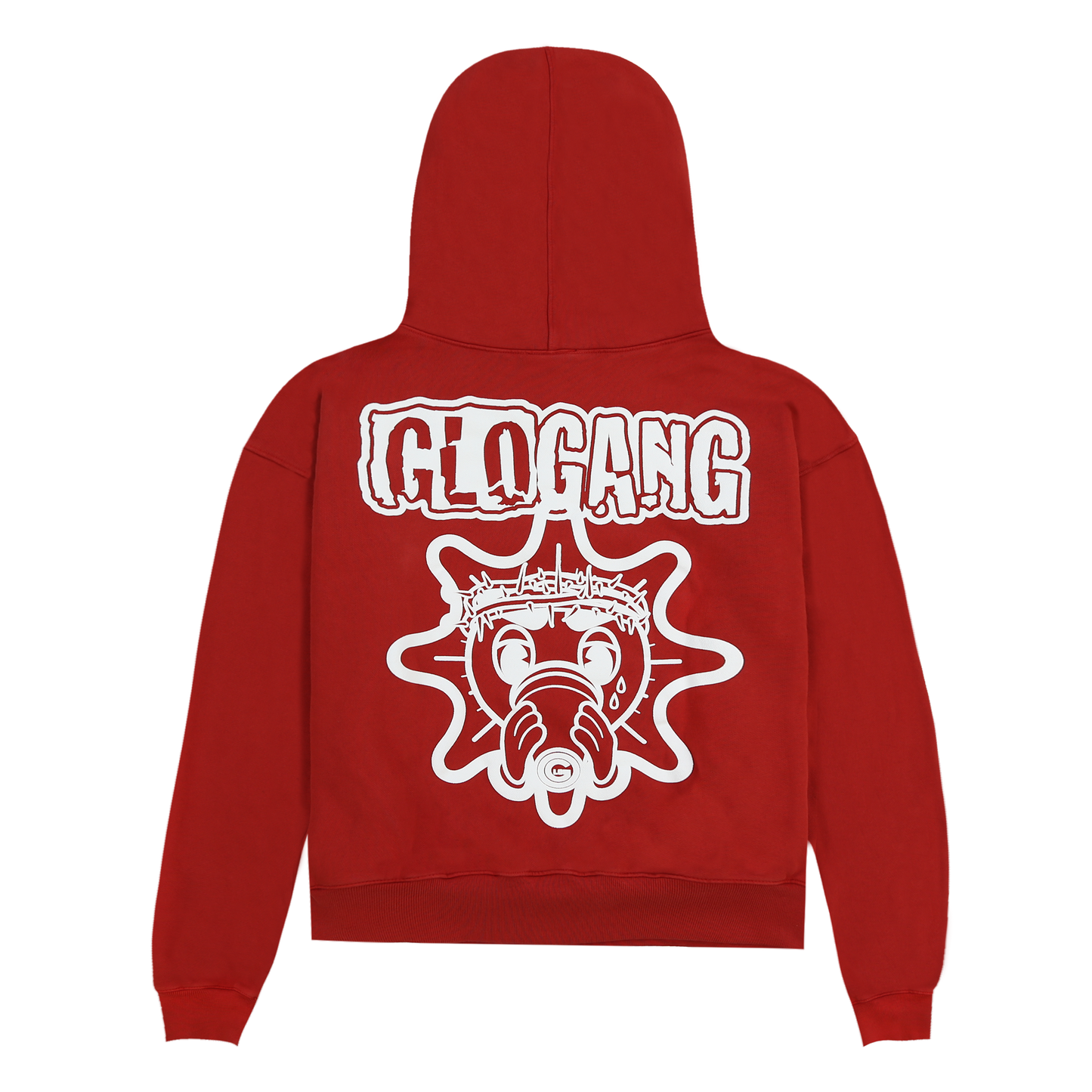 Glo Sun Font Hoodie (Red)