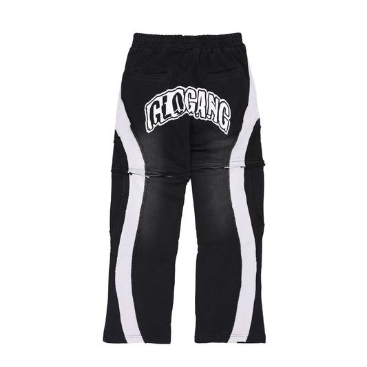Glo Gang Zip Off Sweatpant (Black)