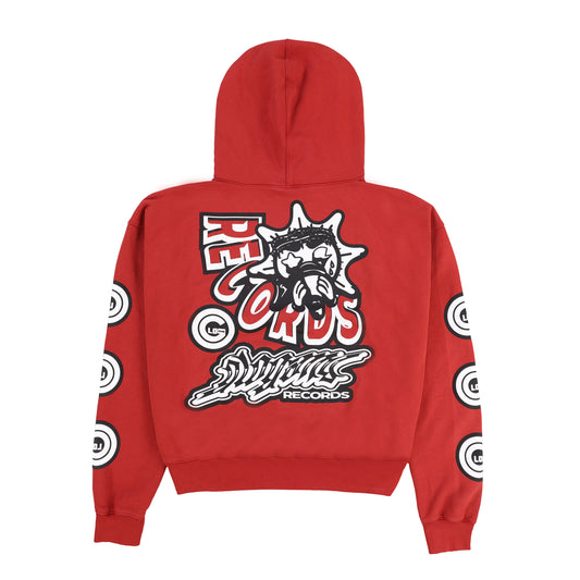Glo Records Hoodie (Red)