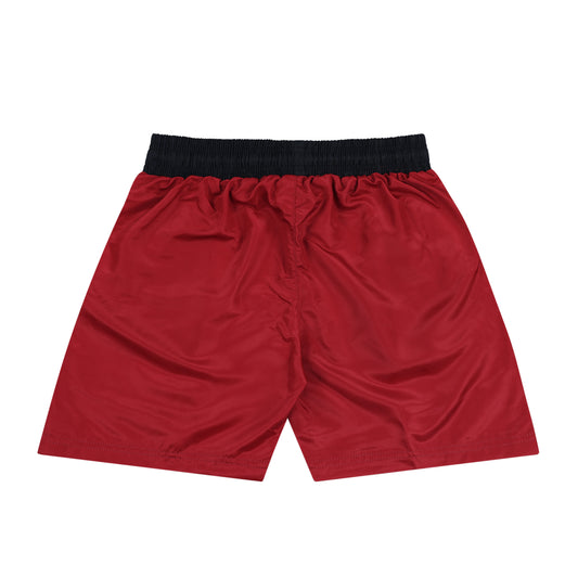 Glo Gang Script Font Shorts (Red)