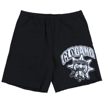 Glo Logo Sum 26 Cut Off Shorts (Black)