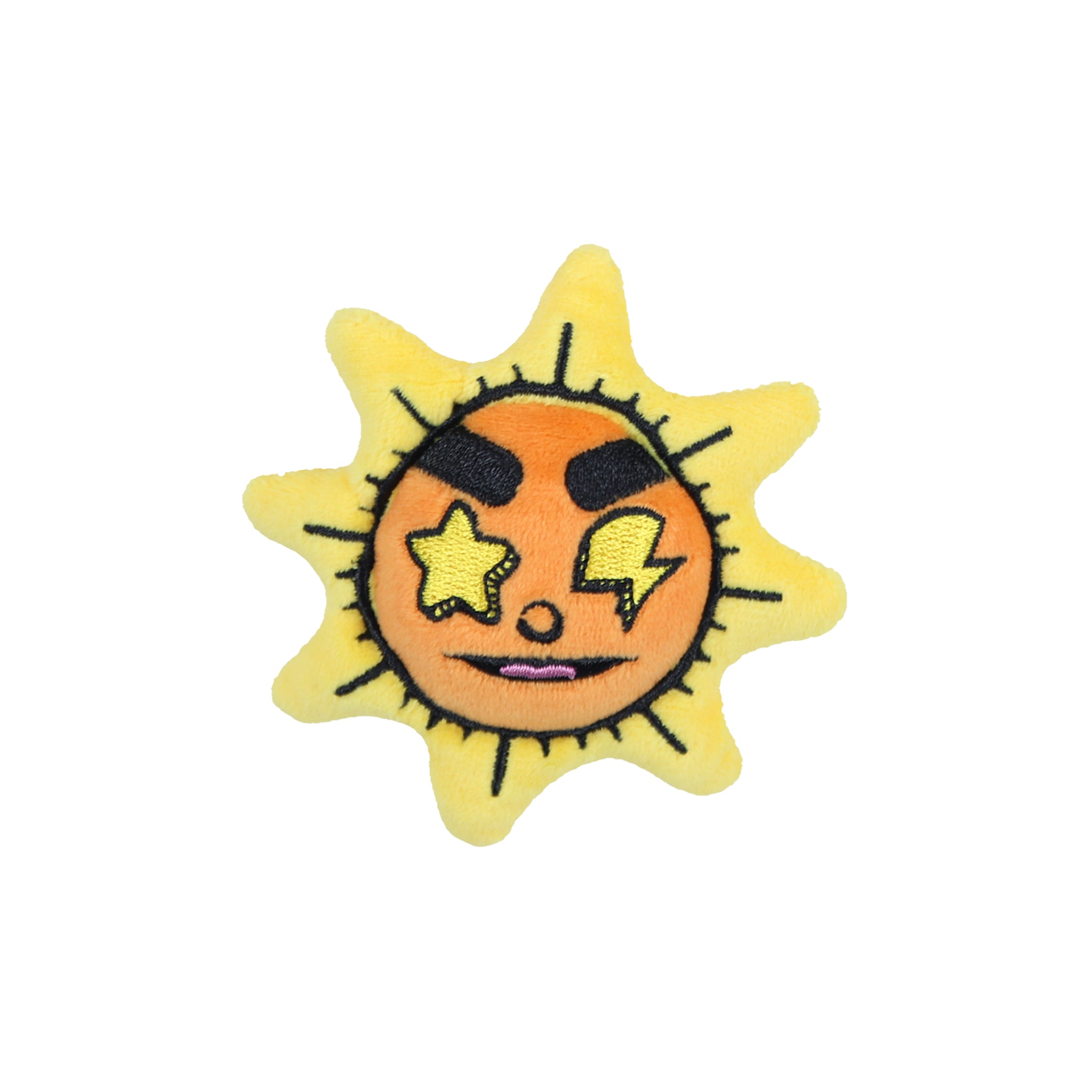 Glo Gang Sun Brooch (Yellow)