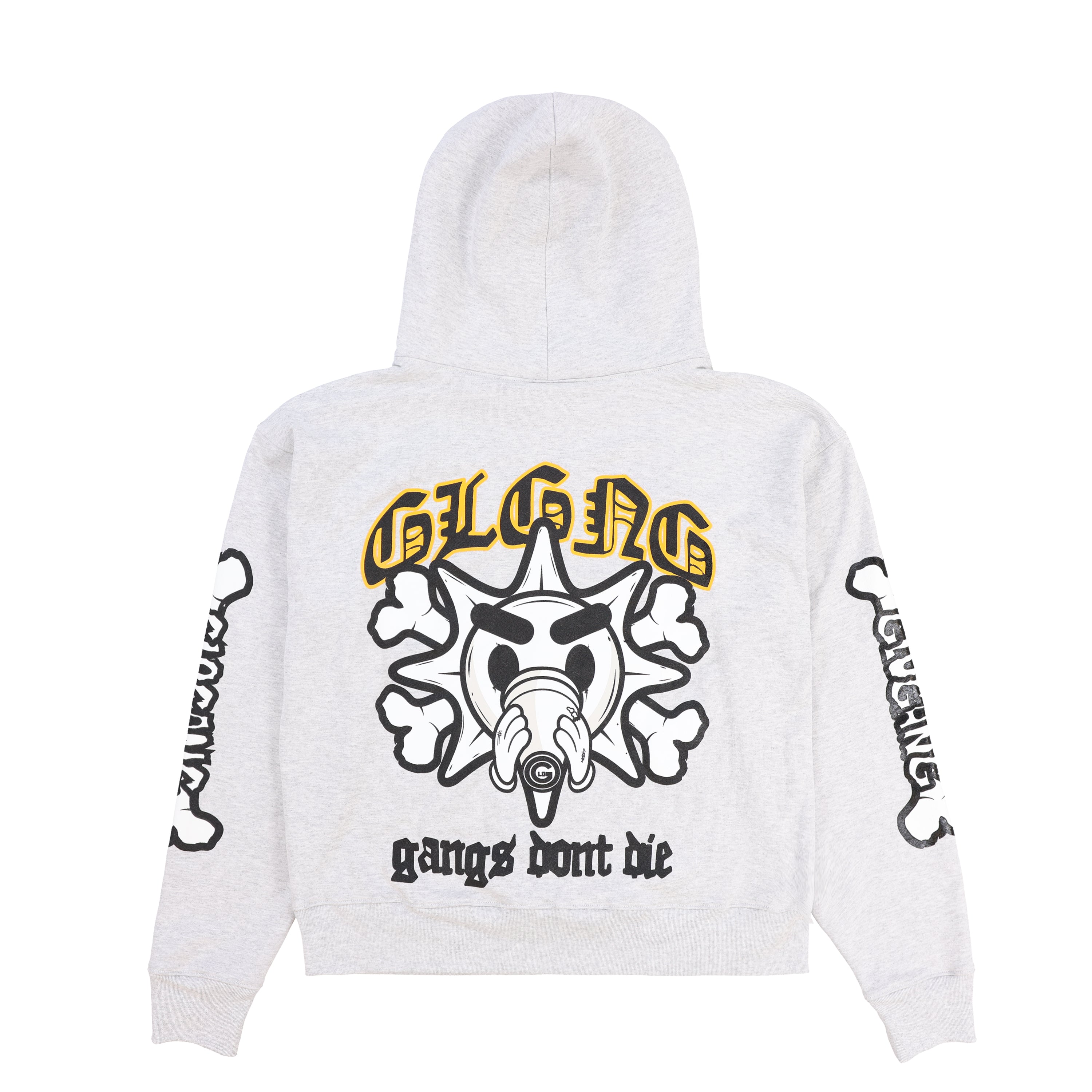 ◆GLOGANG◆Gangs Don't Die Bones 長袖 パーカー 2color 送料込 ◇GLOGANG◇Gangs Don't Die Bones 長袖 パーカー 2color 送料込