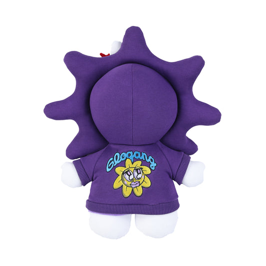 Hello Glo Plush Purple Hoodie