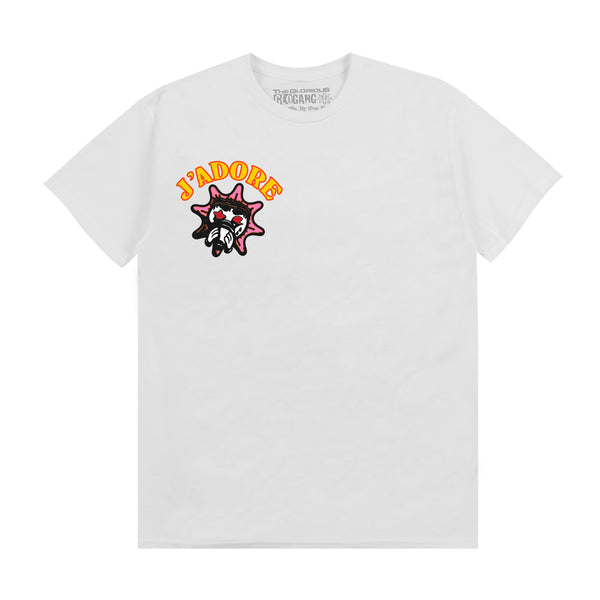 関税なし♪【GLOGANG】J'Adore アドア★Tシャツ J'Adore Tee (White)