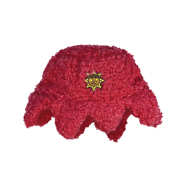 Nappy Bucket Hat (Red)