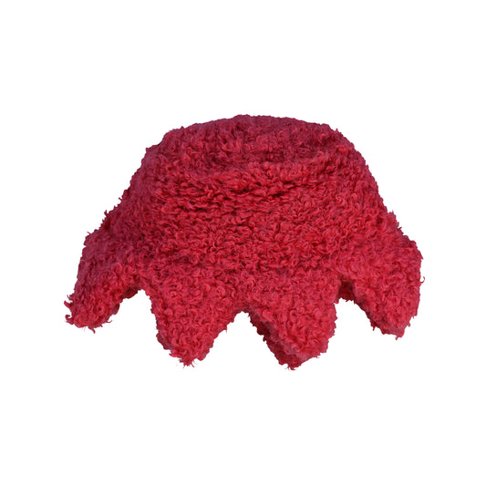 Nappy Bucket Hat (Red)
