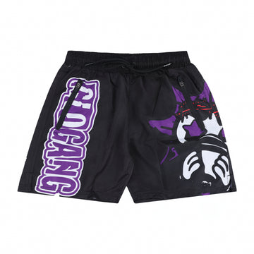 Glo Sun Logo Shorts (Purple Vert)