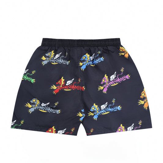 Running Tiger Shorts (Black)