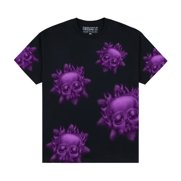 Skeletor Skull Tee (Purple/Black)