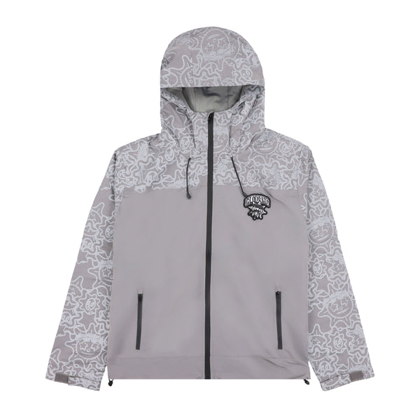 Glo Stars and Sun Windbreaker (Charcoal Grey)