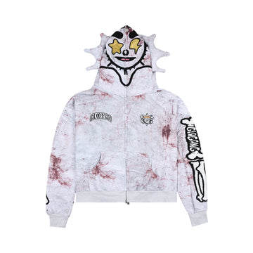 Staining Day Full Zip Hoodie (Grey)