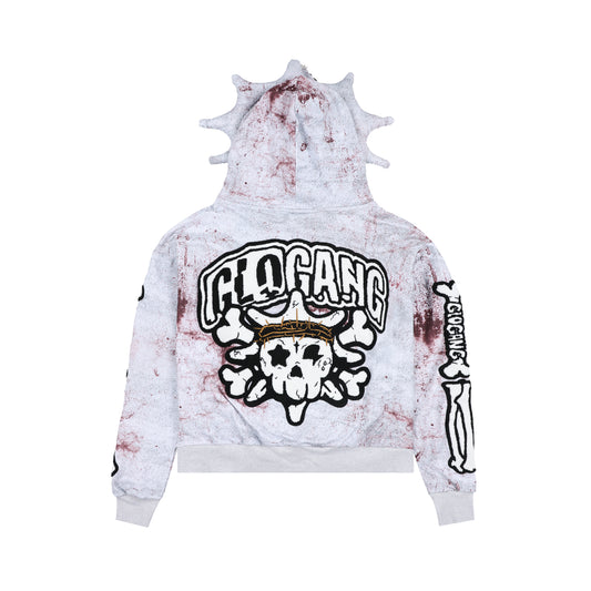 Staining Day Full Zip Hoodie (Grey)