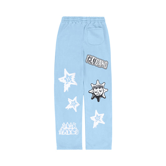 Star Child Straight Leg Sweatpant (Blue)