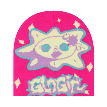 Static Glo Girl Beanie (Purple)