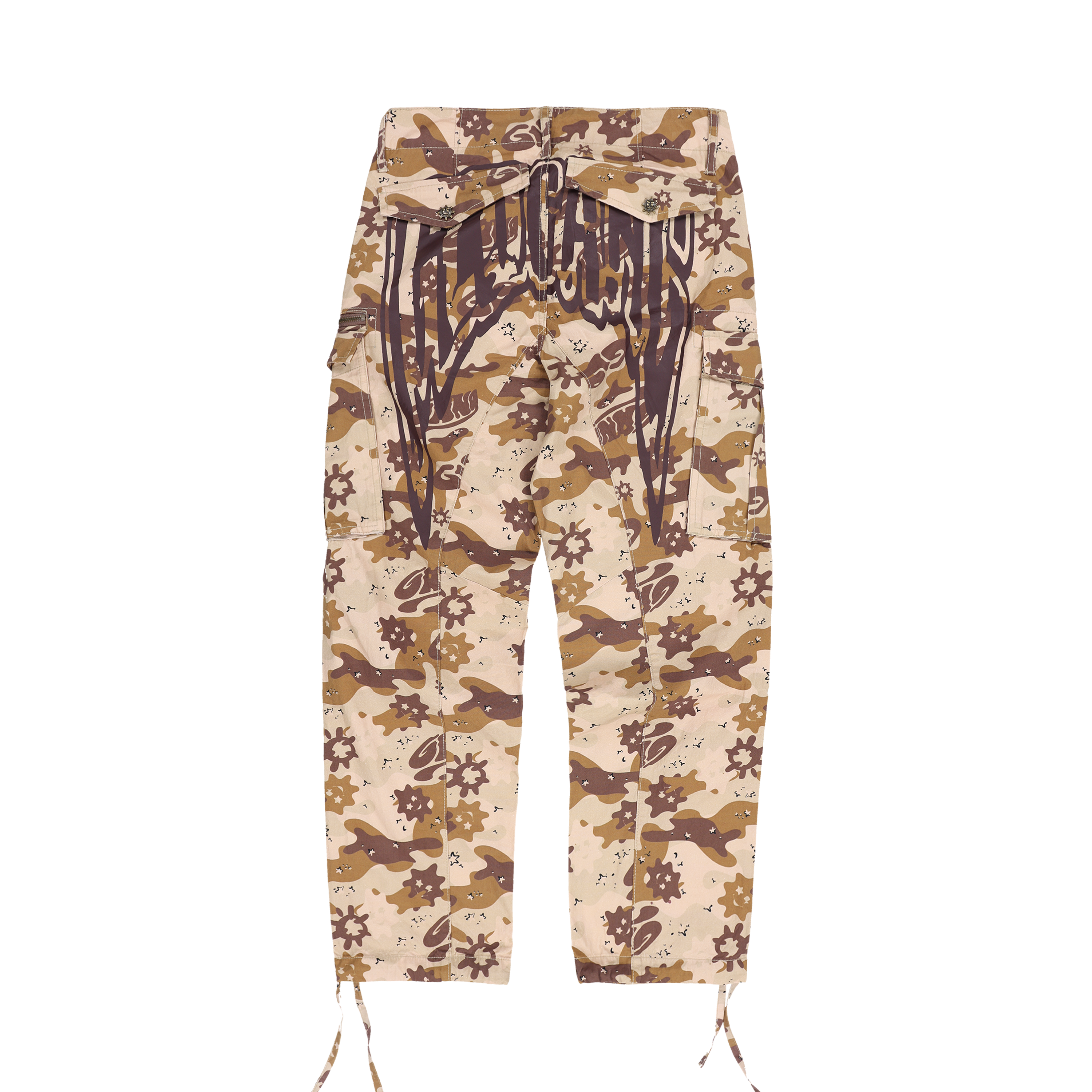 Glo Gang Side Zip Tapered Pant (Tan Camo)