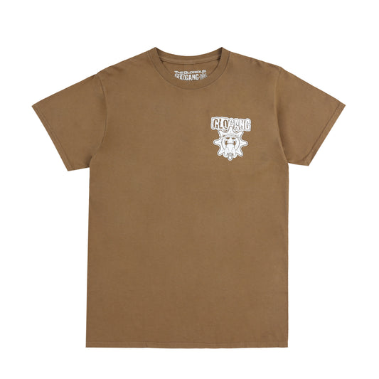 Glo Sun Font Logo Shirt (Brown)