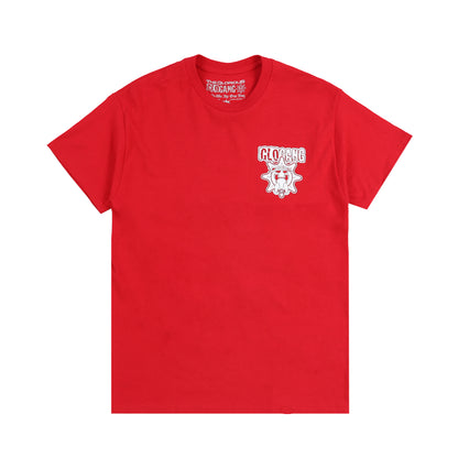 Glo Sun Font Logo Shirt (Cherry Red)