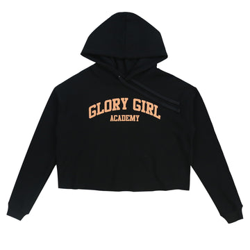 Glory Girl Academy Crop Hoodie (Black)