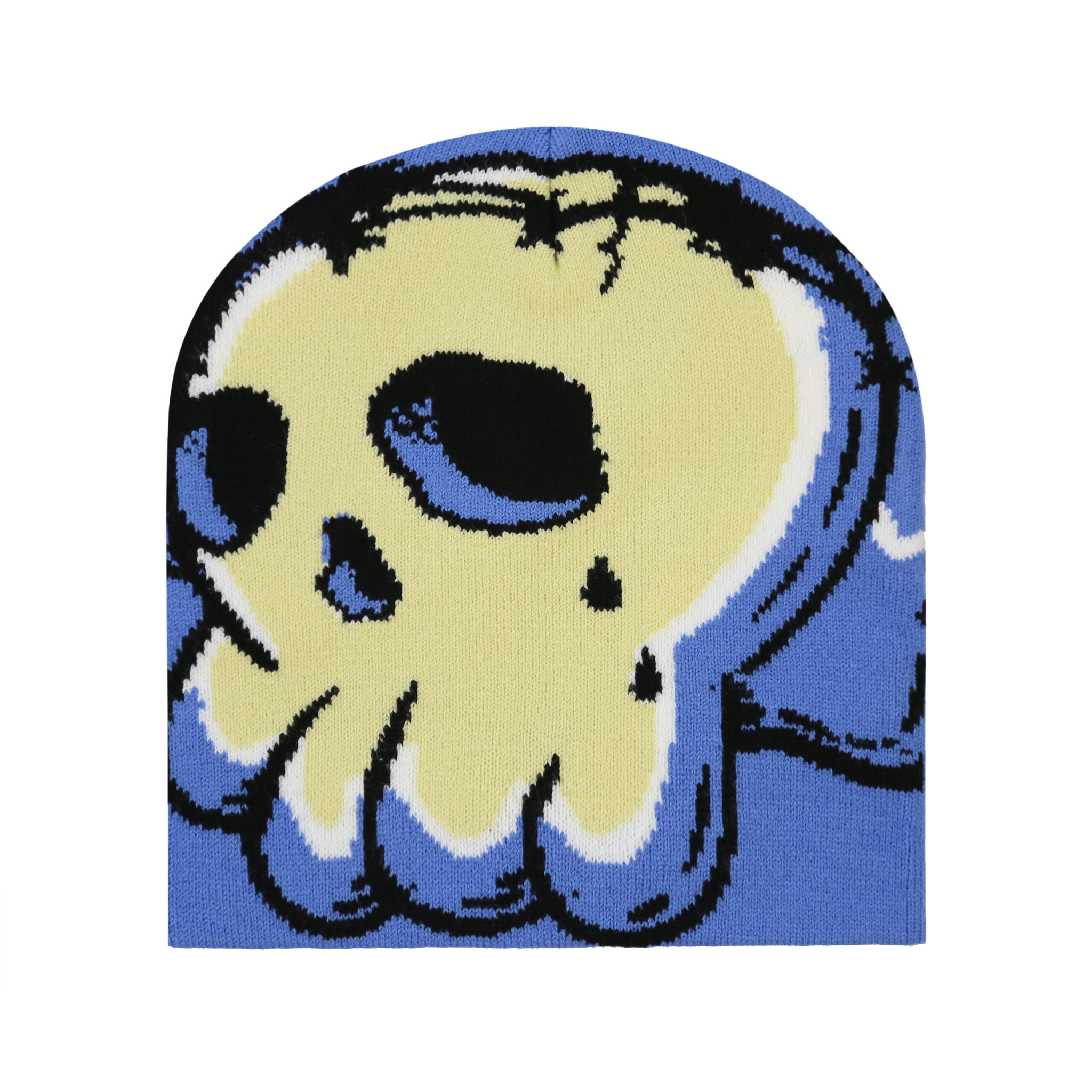 Glo Skull Beanie (Blue)
