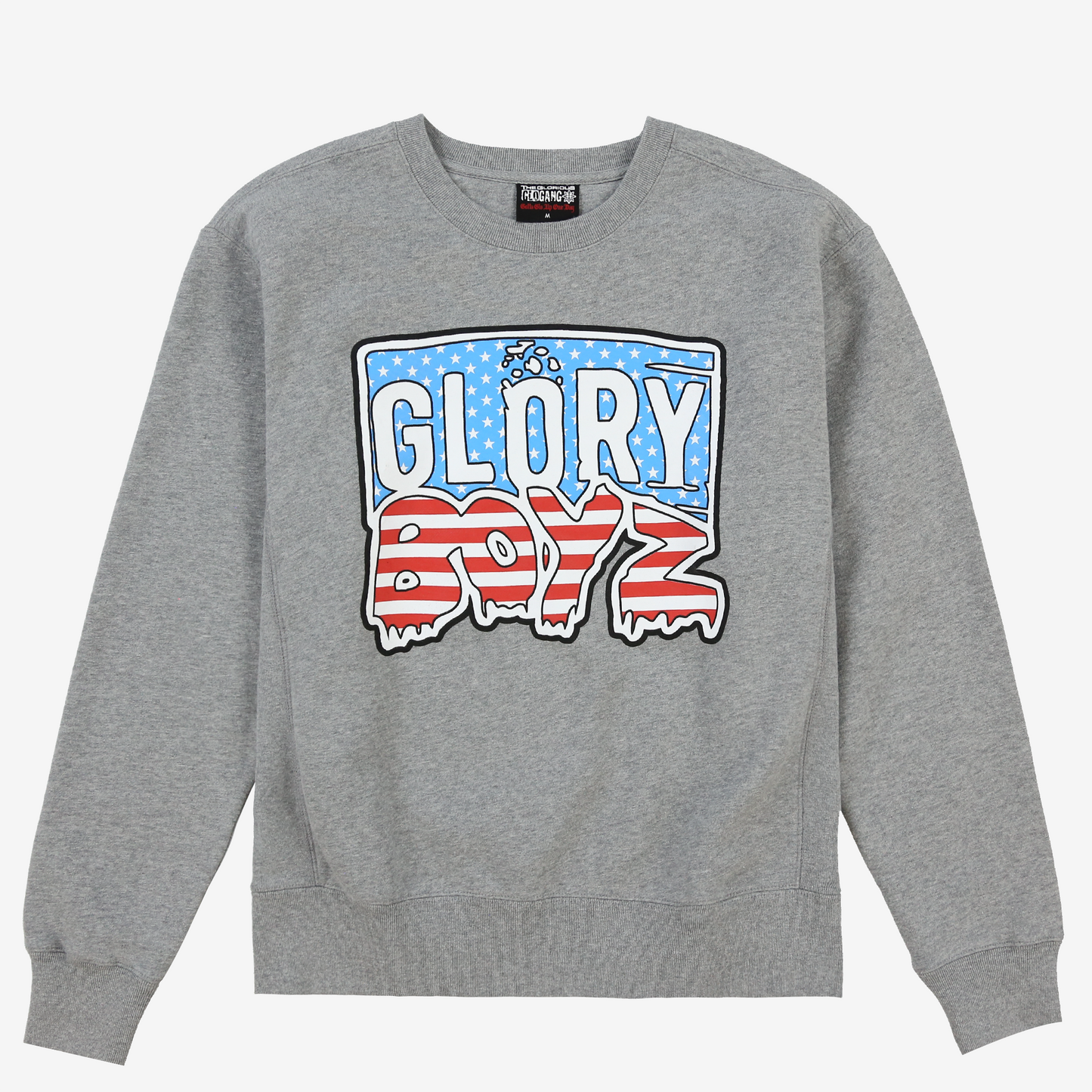 Glory Boyz Fleece Crewneck Sweater (Heather Grey)