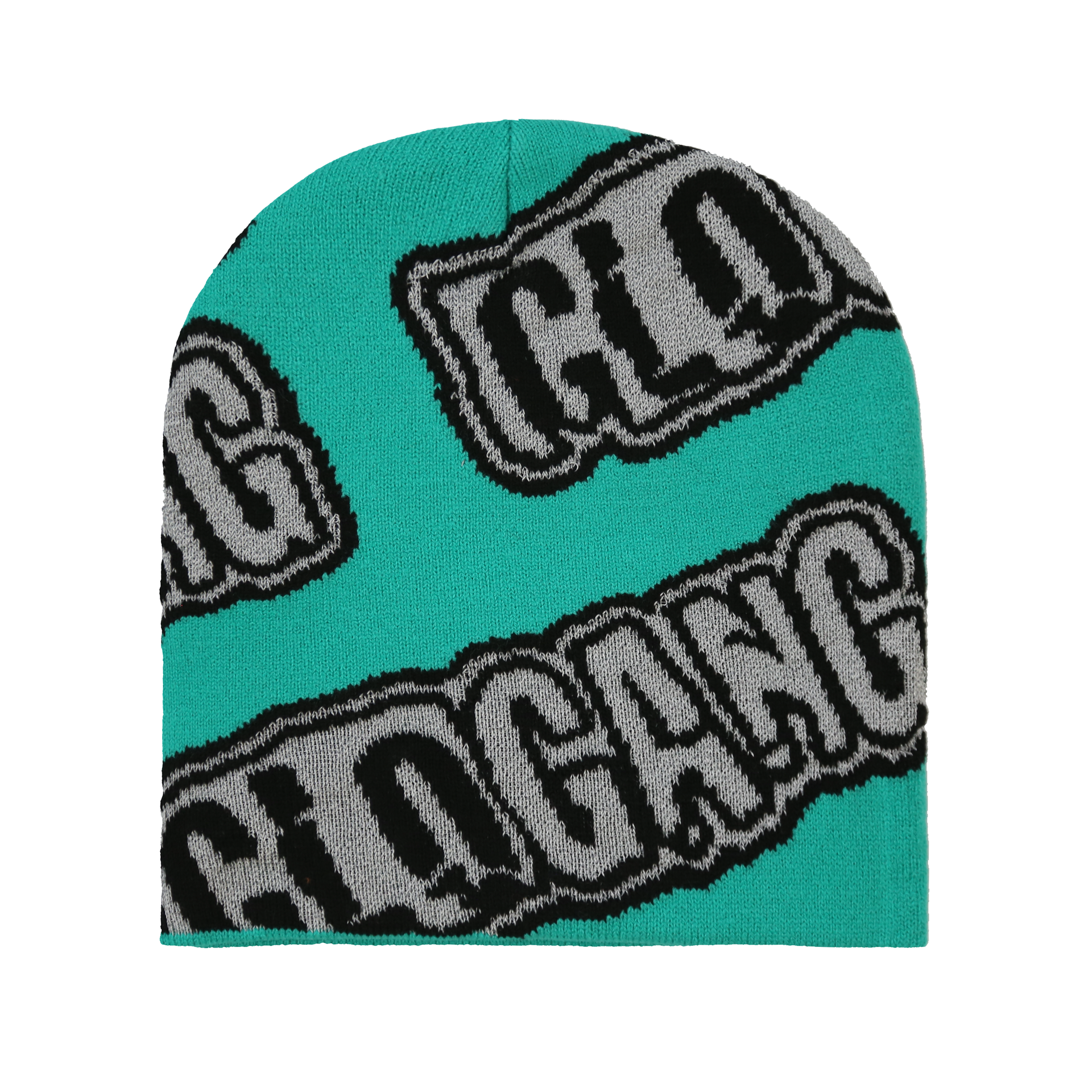 All Over Font Logo Beanie (Jade) – Glo Gang Worldwide