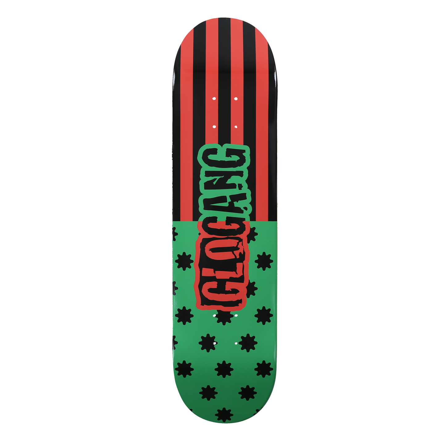 Red Black Green Skate Deck