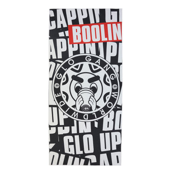 Cappin Boolin Towel (Black/White)