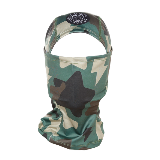 Glo Man Balaclava Ski Mask (Green Camo)