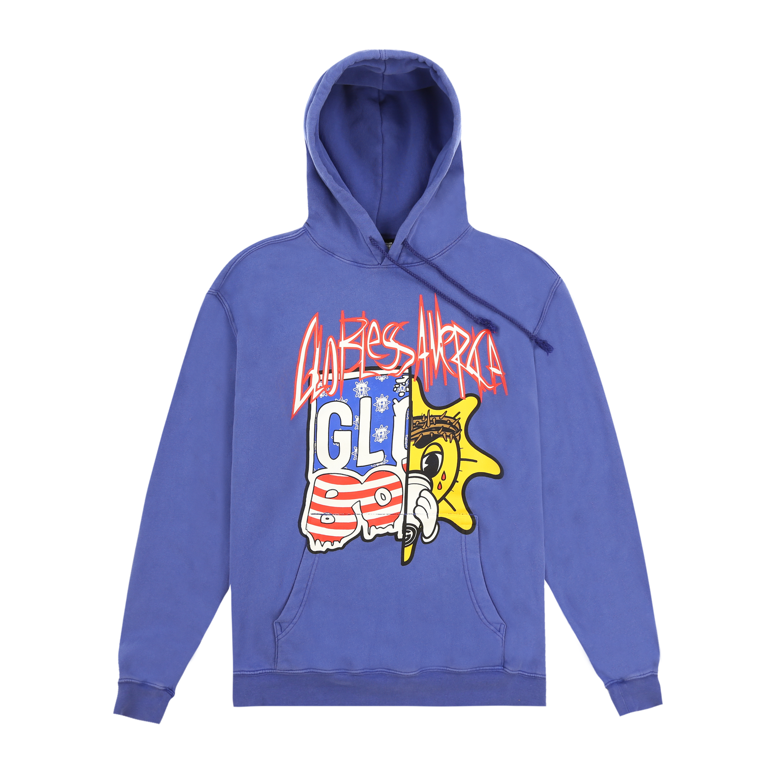 God Bless America Hoodie (Vintage Blue)