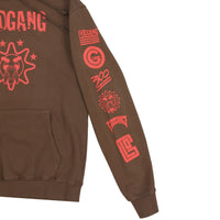 300 Gloyalty Hoodie (Brown/Electric Red)