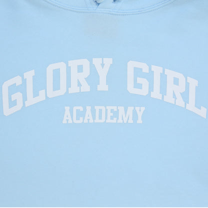 Glory Girl Academy Crop Hoodie (Powder Blue)