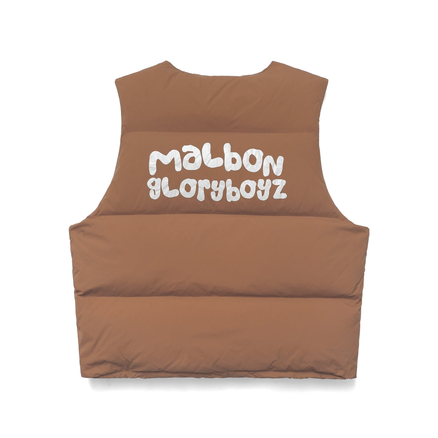 Malbon x Gloryboyz Puffer Vest (Almond) – Glo Gang Worldwide